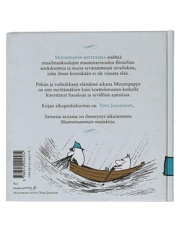 Muumipapan mietekirja - Jansson, Tove, Malila, Sami - Runot ja näytelmät - 10105441187 - 1