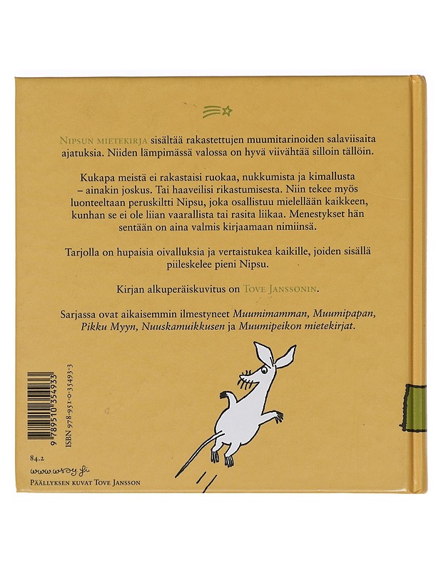 Nipsun mietekirja - Jansson, Tove, Malila, Sami - Runot ja näytelmät - 10105441191 - 1