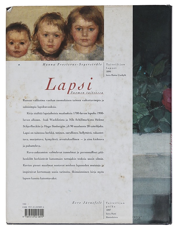 Lapsi Suomen taiteessa - Historiakirjat - 10105441198 - 1