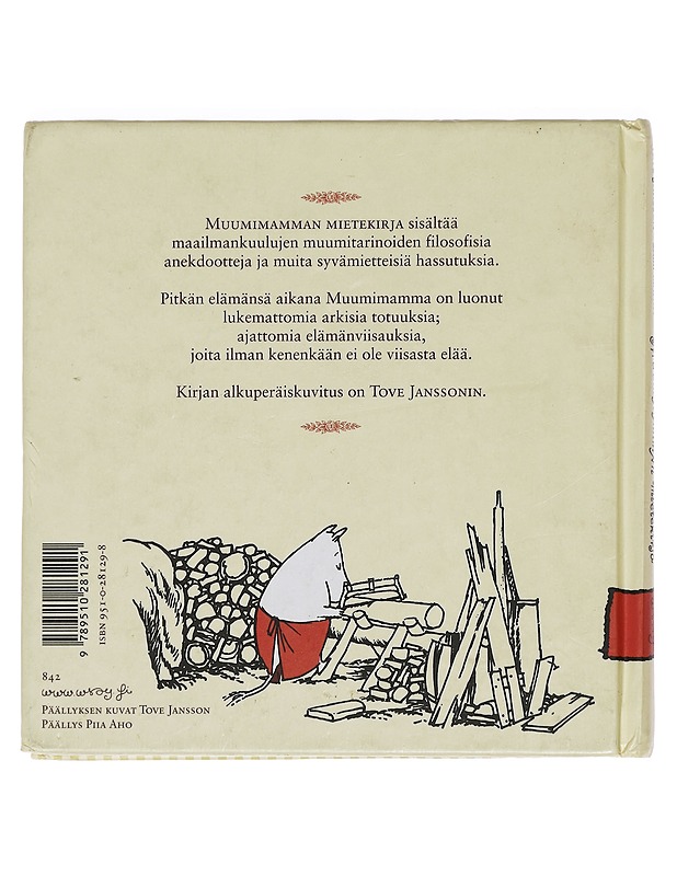Muumimamman mietekirja - Jansson, Tove, Malila, Sami - Runot ja näytelmät - 10105441196 - 1