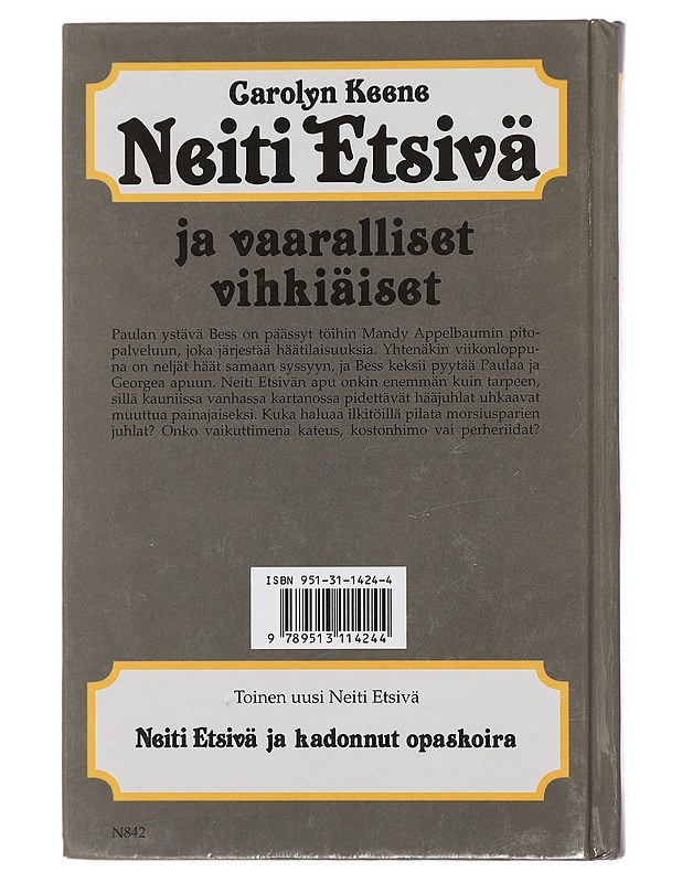 Neiti Etsivä ja vaaralliset vihkiäiset - Keene, Carolyn - Nuorten kirjat - 10105441228 - 1