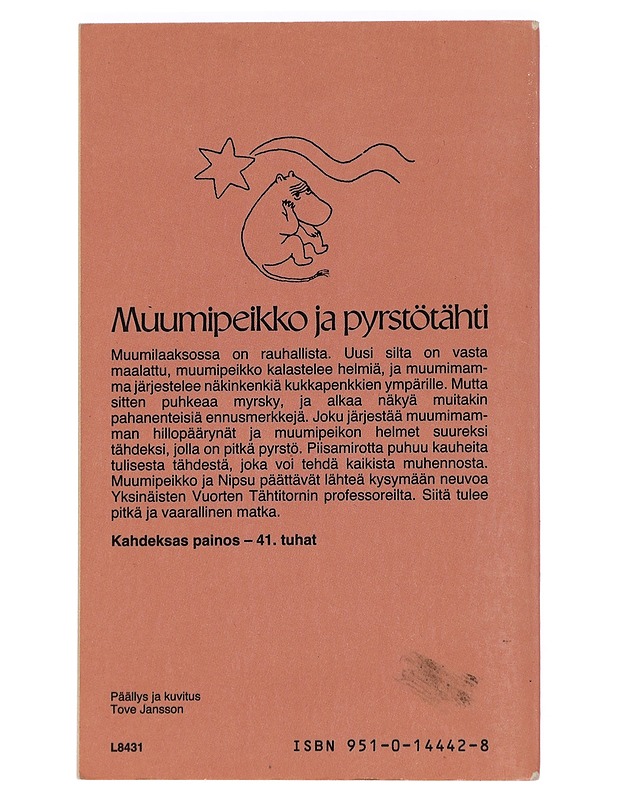 Muumipeikko ja pyrstötähti - Jansson, Tove - Lastenkirjat - 10105441232 - 1