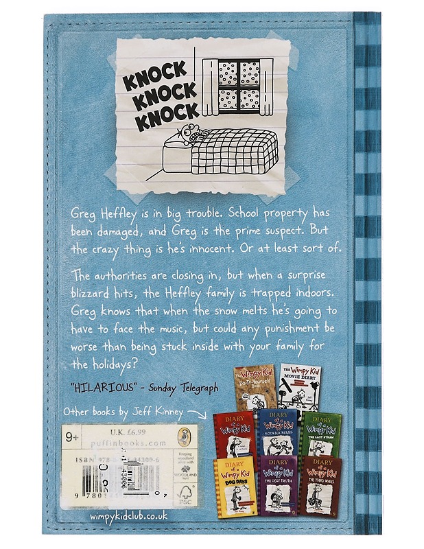 Diary of a wimpy kid: Cabin fever - Kinney, Jeff - Nuorten kirjat - 10105441252 - 1