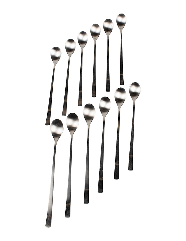 Teräslusikat, 12 kpl - Aterimet - 10105441276 - 0
