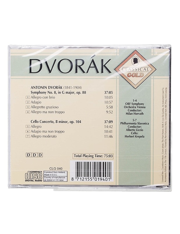 Dvorak - Symphony no 8 - CD - CD-levyt - 10105441281 - 1