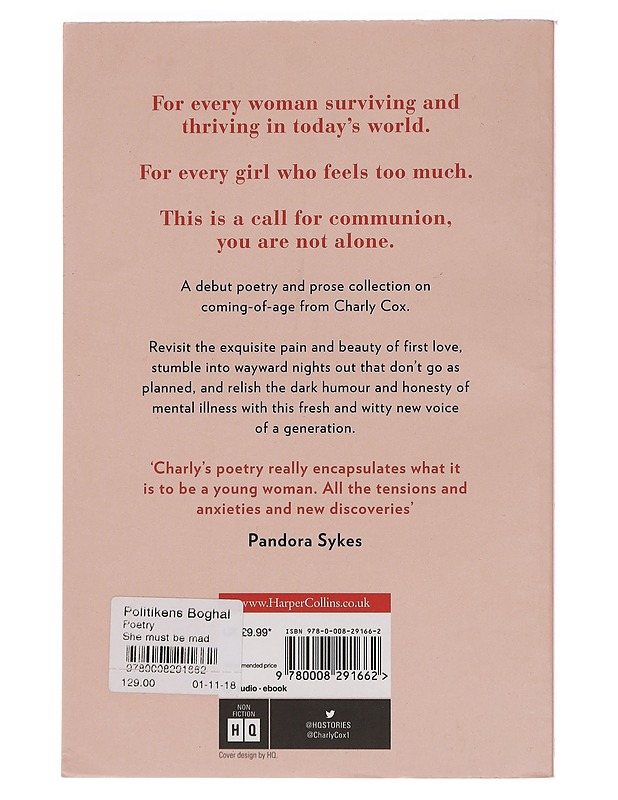 She must be mad - Charly Cox - Runot ja näytelmät - 10105441324 - 1