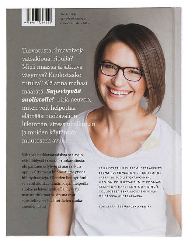 Superhyvää suolistolle! : herkkävatsaisen elämä kuntoon - Putkonen, Leena - Tietokirjat ja oppaat - 10105441329 - 1