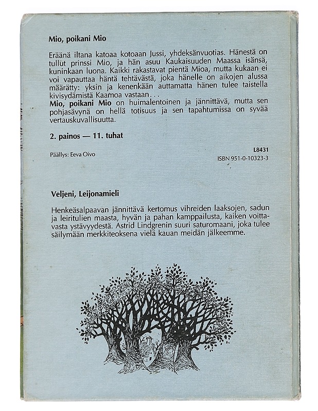 Mio, poikani Mio - Lindgren, Astrid - Lastenkirjat - 10105441330 - 1