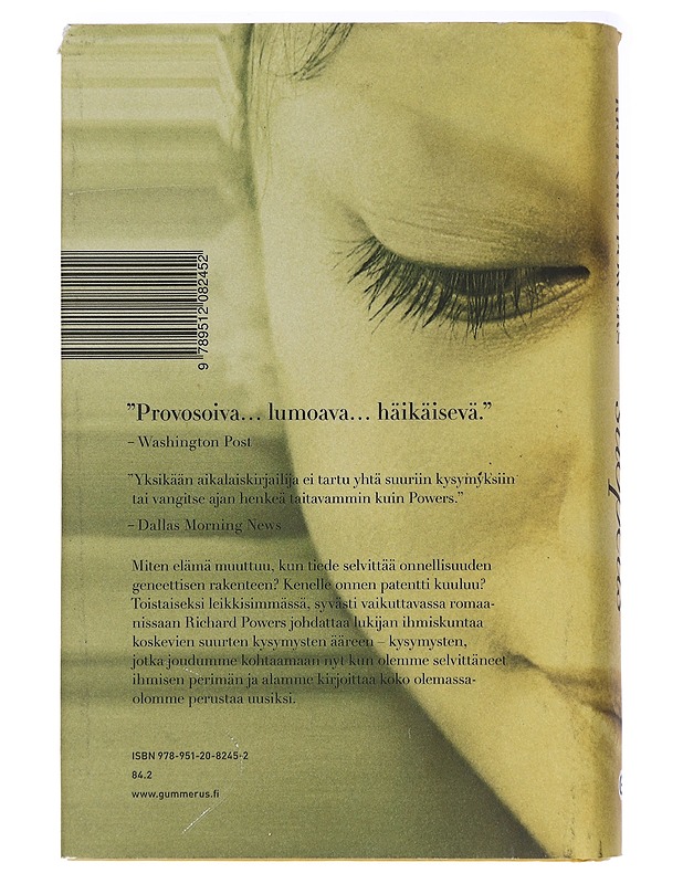 Suopeus - Powers, Richard - Romaanit ja novellit - 10105441343 - 1