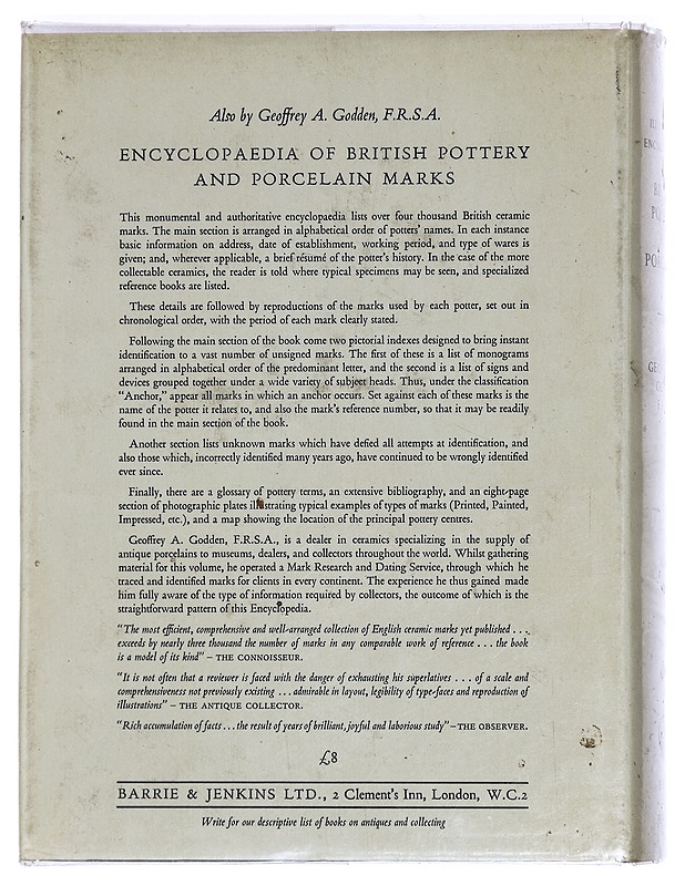 An illustrated encyclopaedia of British Pottery and Porcelain - Historiakirjat - 10105441350 - 1