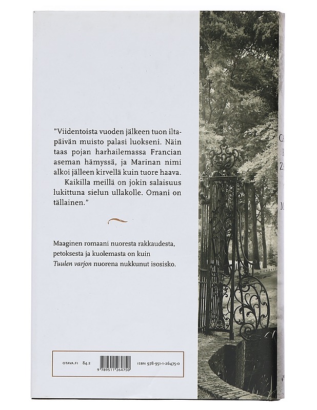 Marina - Ruiz Zafón, Carlos - Jännitys ja dekkarit - 10105441368 - 1