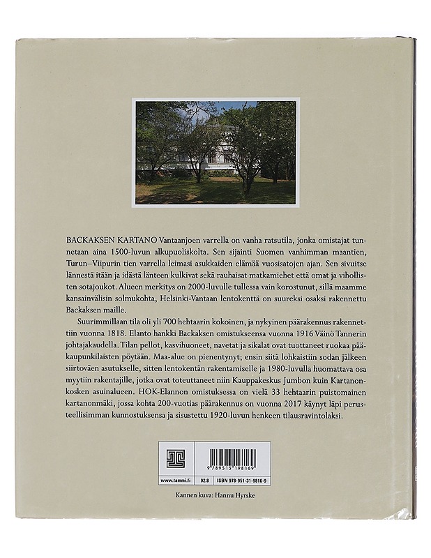 Backas: Kartano elää - Tuominen, Pirjo - Historiakirjat - 10105441458 - 1