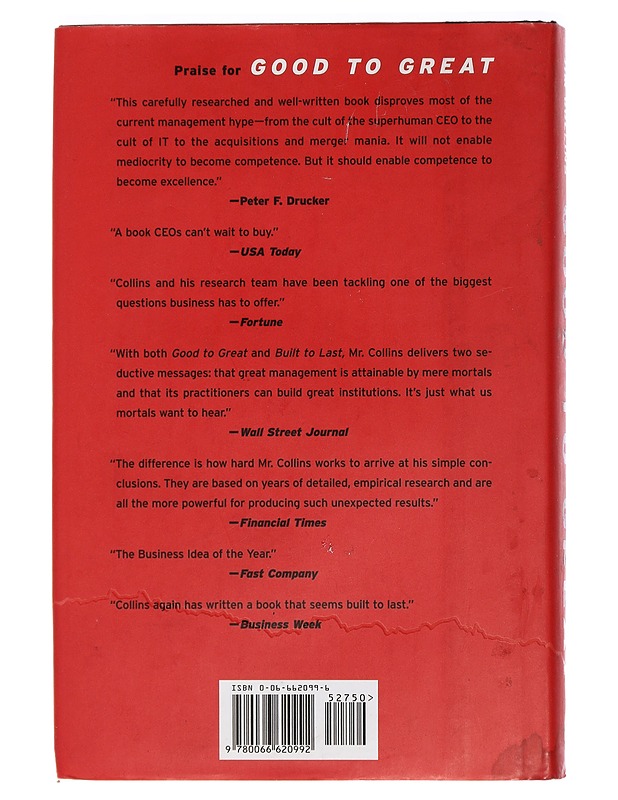 Good to great : why companies make the leap - and others don't - Jim Collins - Tietokirjat ja oppaat - 10105441493 - 1