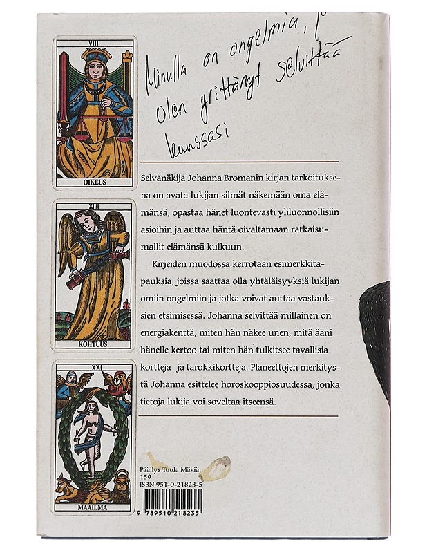 Selvänäkijä taivaankannella : unet, enteet, horoskoopit, energiakentät, kirjeet - Johanna Broman - Elämäkerrat ja muistelmat - 10105441584 - 1