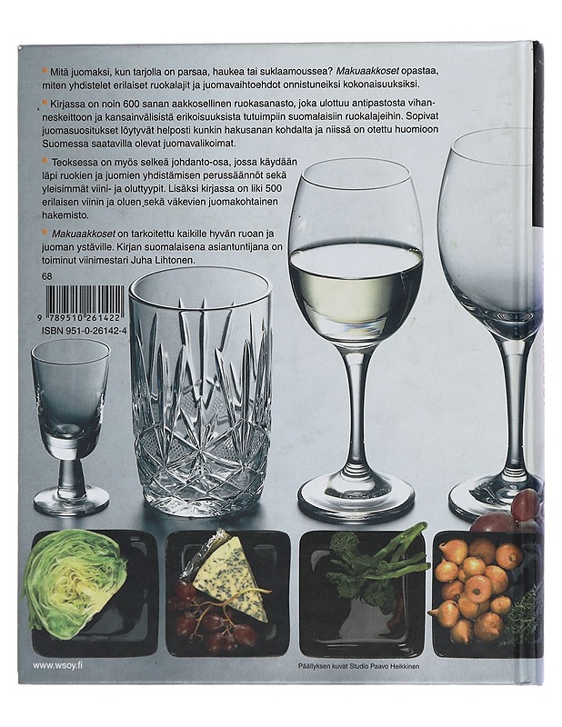Makuaakkoset : valitse ruokaan sopiva juoma - Fiona Beckett - Ruokakirjat - 10105441590 - 1