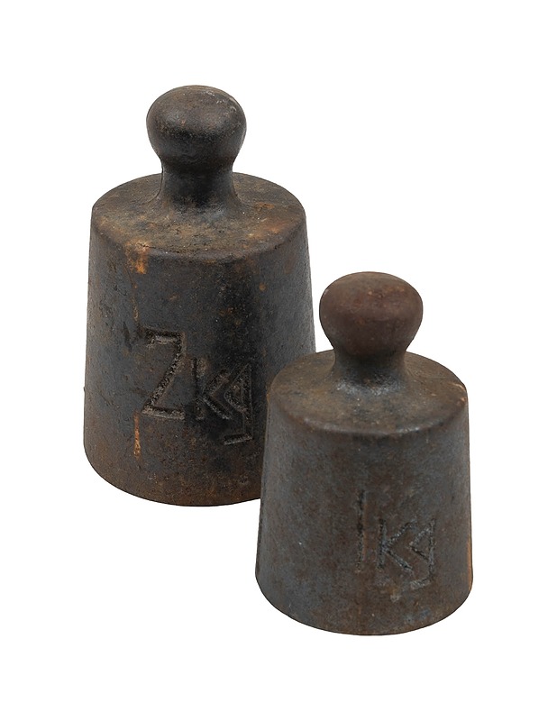 Valurautapunnukset, 2 kpl - Muut sisustustavarat - 10105441595 - 0