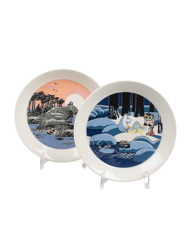 ARABIA keräilylautaset Muumipäivä ja Lumilyhty - Designsuosikit - 10105441601 - 0