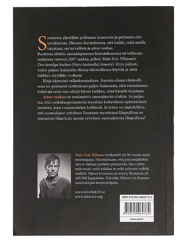Aitoa ruokaa - Nilsson, Mats-Eric - Tietokirjat ja oppaat - 10105441613 - 1