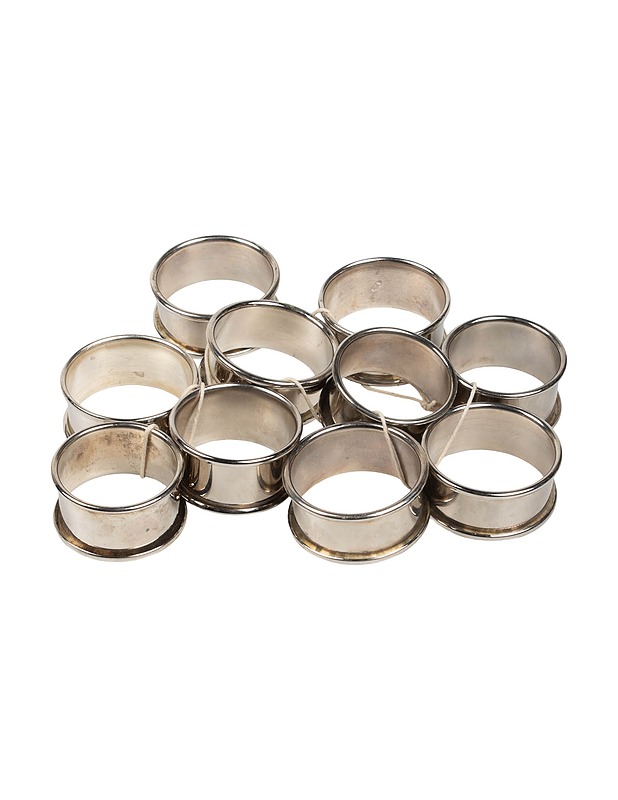 Lautasliinarenkaat, 10 kpl - Muut astiat - 10105441634 - 1