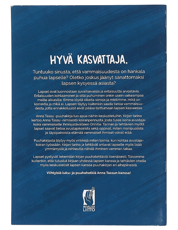 Anna tassu - Bell, Niina - Harrastekirjat - 10105441736 - 1