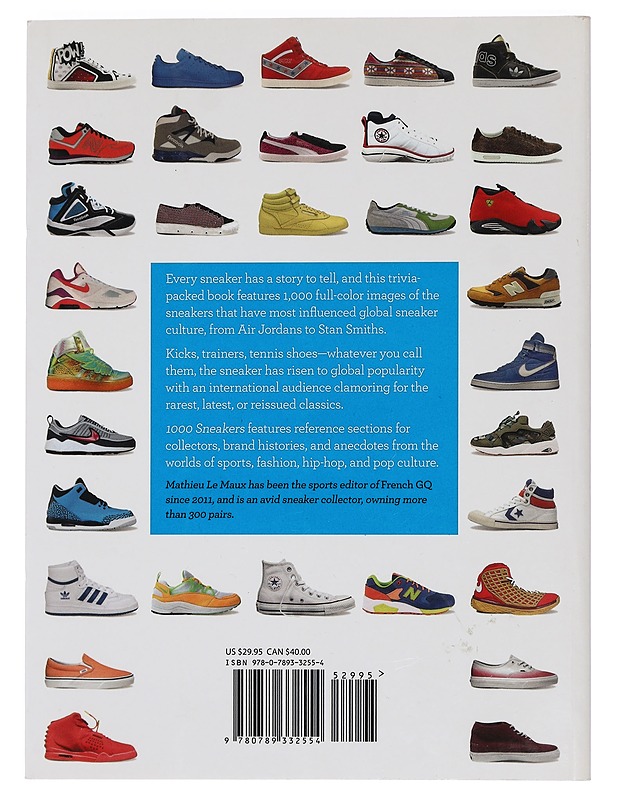 1000 Sneakers - Mathieu Le Maux - Tietokirjat ja oppaat - 10105441743 - 1