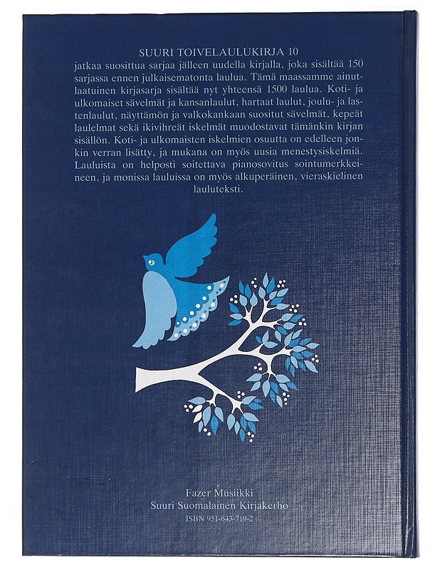 Suuri toivelaulukirja. 10 - Uusitalo, Heikki - Joulukirjat - 10105441749 - 1