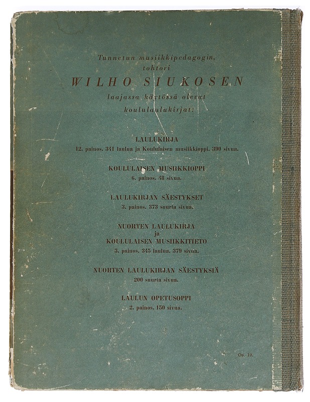 Laulukirjan säestykset - Siukonen, Wilho - Musiikki- ja elokuvakirjat - 10105441767 - 1