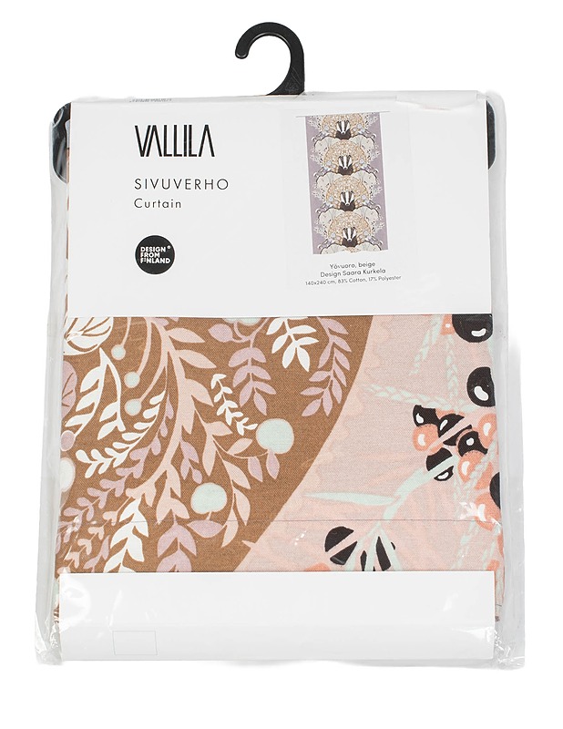 VALLILA Yövuoro sivuverho, 140x240 cm - Designsuosikit - 10105441812 - 0