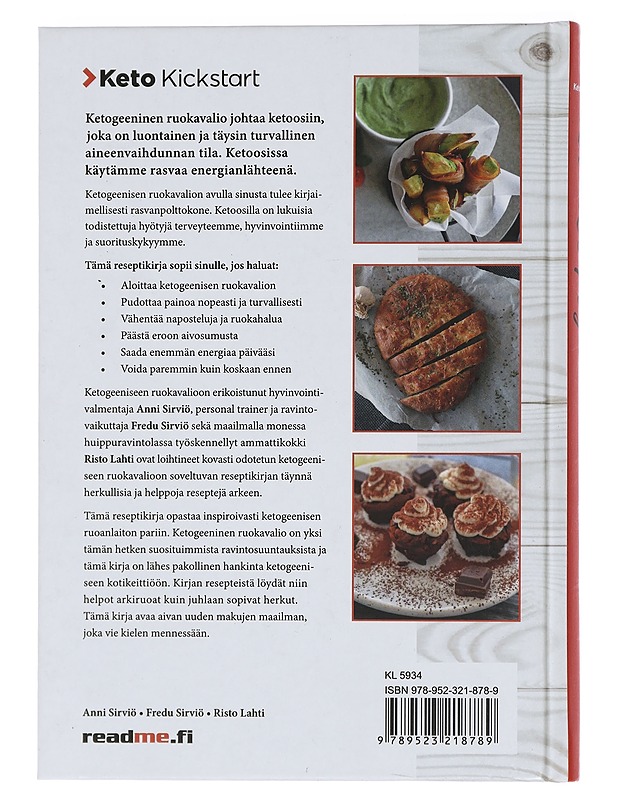 Keto-reseptejä - Sirviö, Anni - Ruokakirjat - 10105441823 - 1