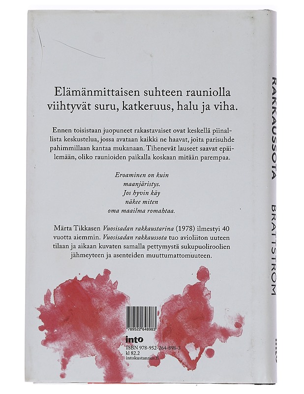Vuosisadan rakkaussota - Witt-Brattström, Ebba - Romaanit ja novellit - 10105441845 - 1