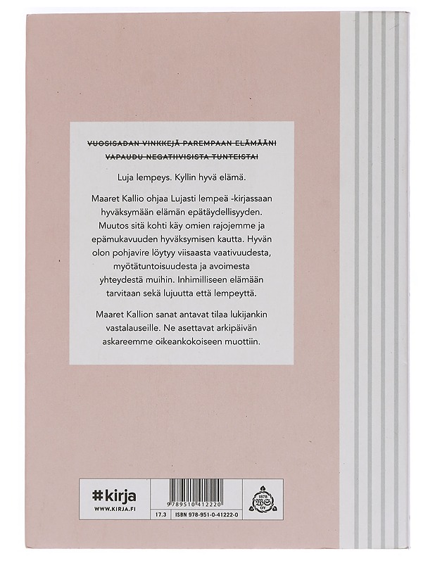 Lujasti lempeä - Maaret Kallio - Tietokirjat ja oppaat - 10105441859 - 1