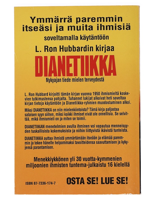 Dianetiikka : nykyajan tiede mielen terveydestä - Hubbard, L. Ron - Tietokirjat ja oppaat - 10105441908 - 1