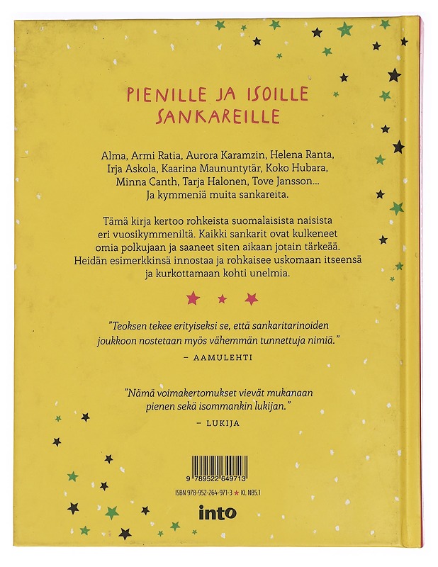 Sankaritarinoita tytöille (ja kaikille muille) - Anttonen, Taru - Lastenkirjat - 10105441906 - 1