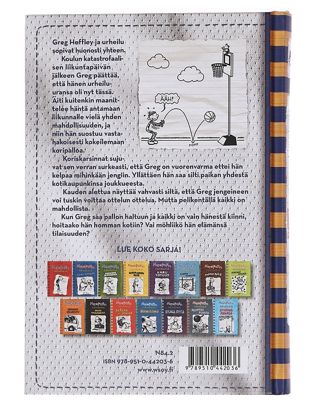 Neropatin päiväkirja 16 : Tähtiainesta - Kinney, Jeff - Lastenkirjat - 10105441916 - 1