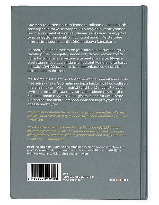 Myyntipsykologia : näin meille myydään - Parvinen, Petri - Tietokirjat ja oppaat - 10105441918 - 1