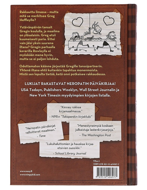 Neropatin päiväkirja 7: Kolmas pyörä - Kinney, Jeff - Lastenkirjat - 10105441939 - 1