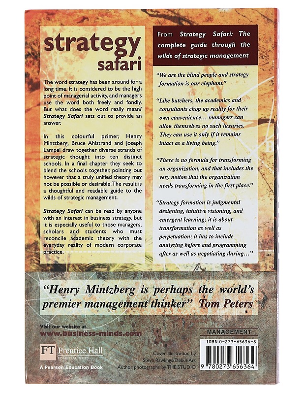 Strategy safari - Mintzberg, Henry - Tietokirjat ja oppaat - 10105441944 - 1