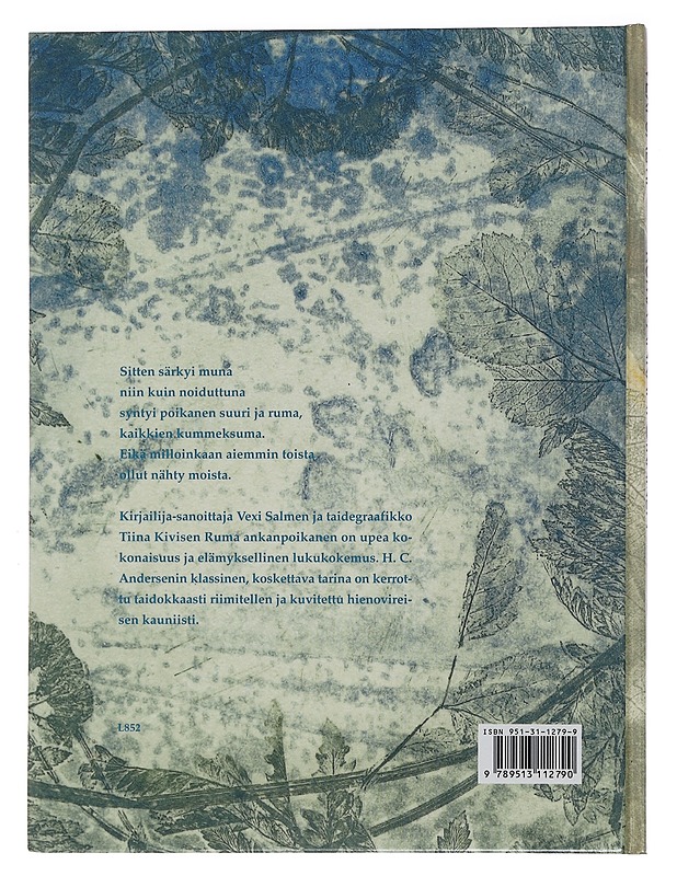 Ruma ankanpoikanen - Salmi, Vexi - Lastenkirjat - 10105441947 - 1