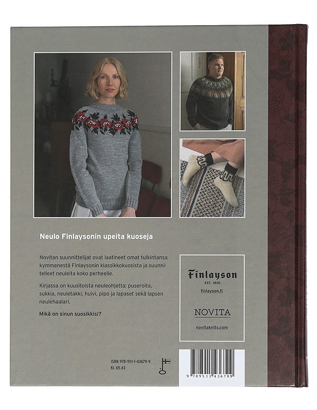 Klassikkokuosit neuleina : rakkaudella Finlayson & Novita - Perälä, Heini - Tietokirjat ja oppaat - 10105441989 - 1