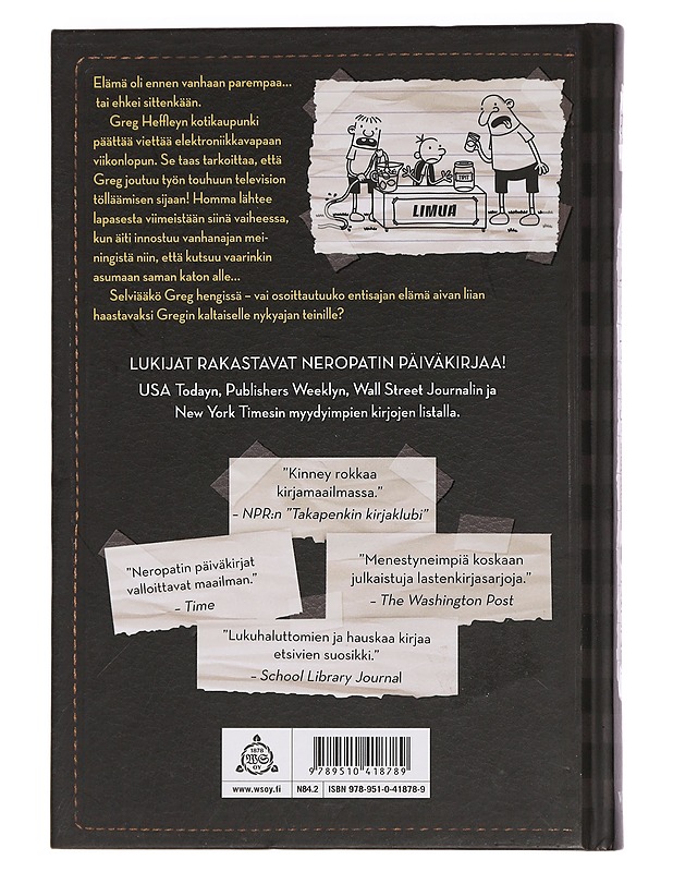Neropatin päiväkirja. 10, Paluu kivikaudelle - Kinney, Jeff - Lastenkirjat - 10105441994 - 1