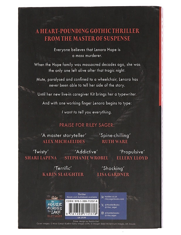 The only one left - Riley Sager - Jännitys ja dekkarit - 10105442000 - 1