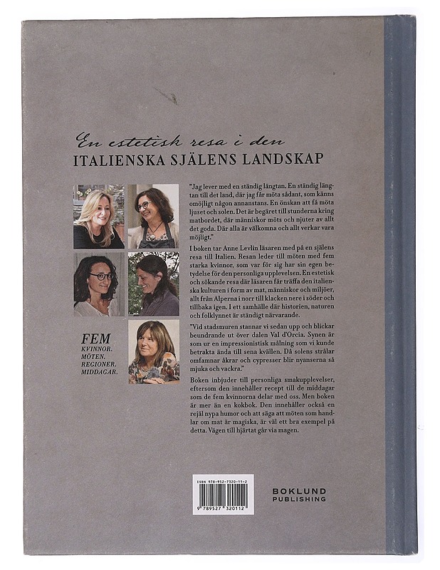 Magiska möten Italien runt : mat, människor och miljöer - Levlin, Anne - Ruokakirjat - 10105442021 - 1