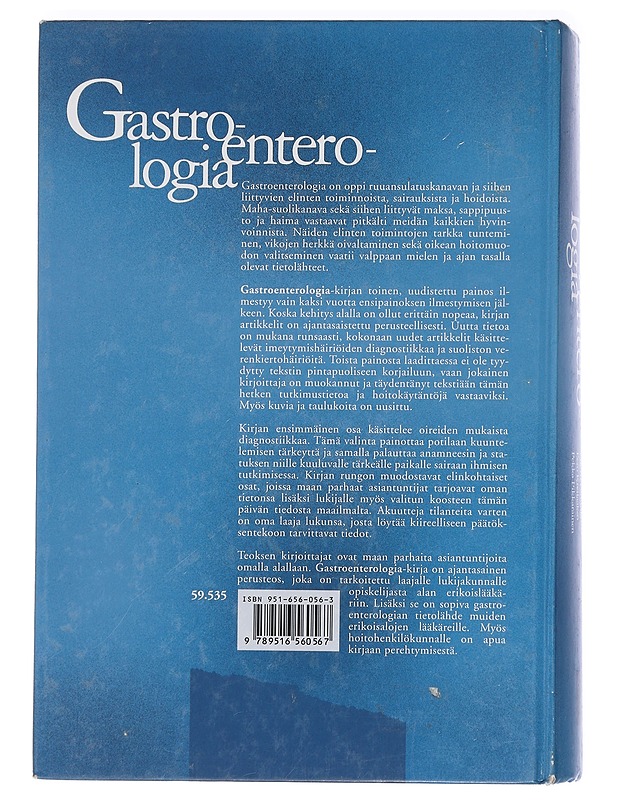 Gastroenterologia - Krister Höckerstedt - Tietokirjat ja oppaat - 10105442023 - 1