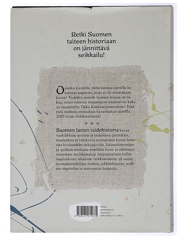 Suomen lasten taidehistoria - Kuisma, Juha - Lastenkirjat - 10105442053 - 1