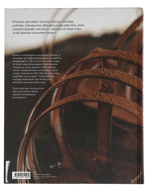 Intohimona suklaa - Hedh, Jan - Ruokakirjat - 10105442049 - 1