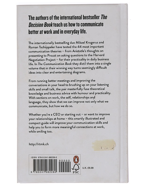 The communication book : 44 ideas for better conversations every day - Krogerus, Mikael - Tietokirjat ja oppaat - 10105442065 - 1