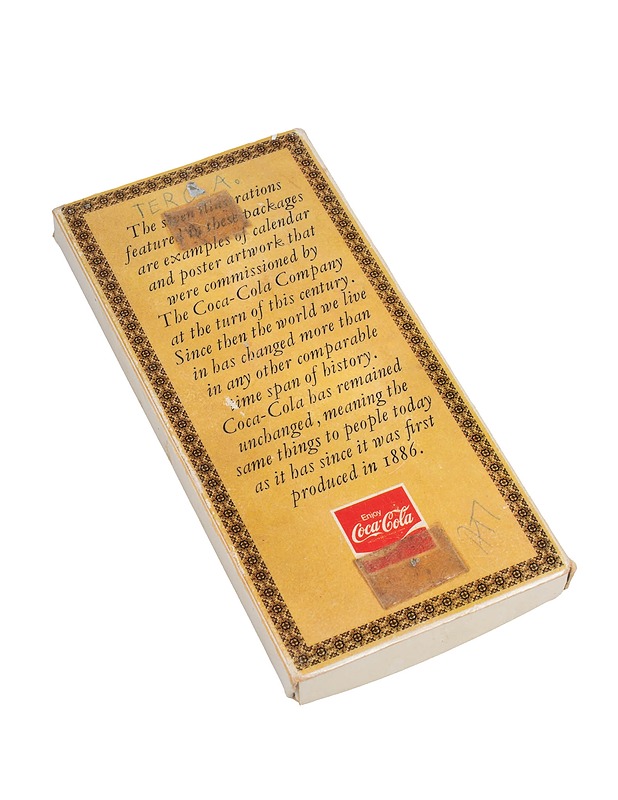 COCA-COLA Calendar 1901 tulitikkurasiasarja - Koriste-esineet - 10105442074 - 2