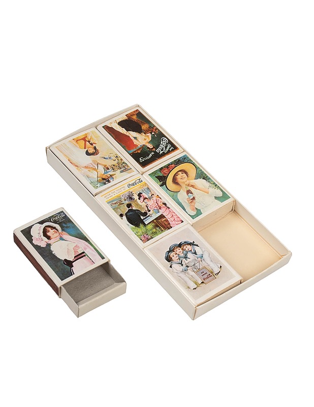 COCA-COLA Calendar 1901 tulitikkurasiasarja - Koriste-esineet - 10105442074 - 3