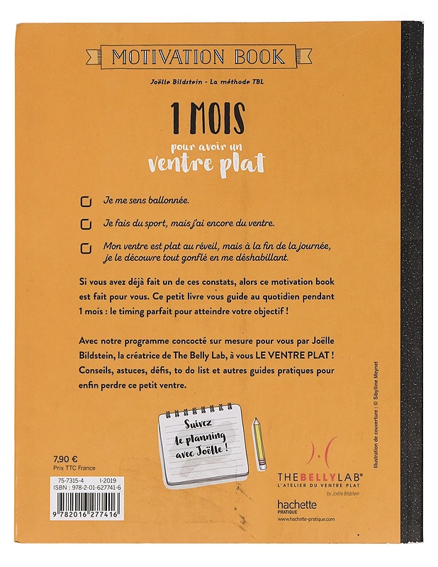 Motivation Book - 1 Mois pour avoir un ventre plat - Bildstein, Joëlle - Tietokirjat ja oppaat - 10105442082 - 1