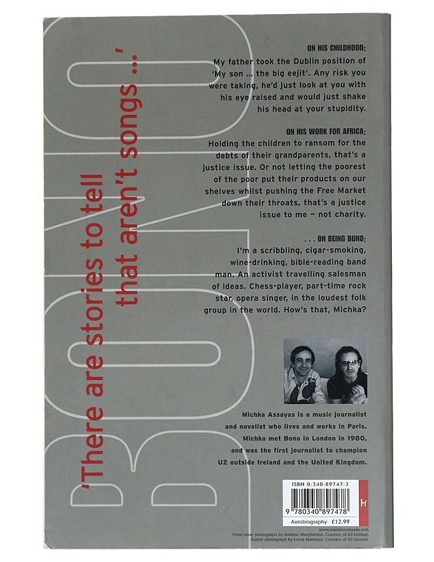 Bono on Bono - Bono - Tietokirjat ja oppaat - 10105442090 - 1